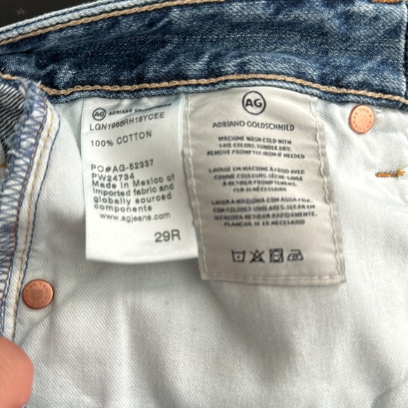 AG Alexxis Crop High Rise Vintage Fit Jeans - Picture 6 of 9